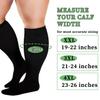 GPKWOS 3 Pairs Plus Size Compression Socks for Women&Men Wide Calf Support Socks for Nurses Running Pregnant Travel 15-20mmHg view 4