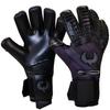 Renegade GK Eclipse Recon Professional Goalie Gloves with Pro-Tek Fingersaves Black| Black Soccer Goalkeeper Gloves (Size 10, Adult, Negative Cut, Level 5) view 1