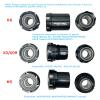 ZECHAO 700C Bike Disc Brake Road Wheel Set,Disc Brake Aluminum Alloy Double Layer Rims Quick Release Cross Country Racing Bike Wheelset (Color : Black, Size : XD) view 2
