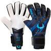 Renegade GK Limited Edition Rogue Maelstrom Goalie Gloves with Fingersaves | 4mm Giga Grip | Blue Soccer Goalkeeper Gloves (Size 6, Youth, Kids, Neg. Cut, Level 4+) view 1