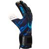 Renegade GK Limited Edition Rogue Maelstrom Goalie Gloves with Fingersaves | 4mm Giga Grip | Blue Soccer Goalkeeper Gloves (Size 6, Youth, Kids, Neg. Cut, Level 4+) view 2