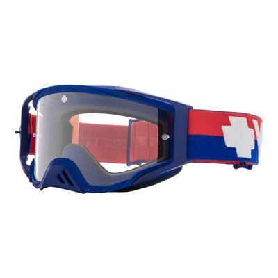 Spy Foundation 3200000000009 Large/Extra Large Fit Bolt USA/HD Clear Ski Goggles for Men for Women+BUNDLE with ACCESSORY EYEWEAR KIT