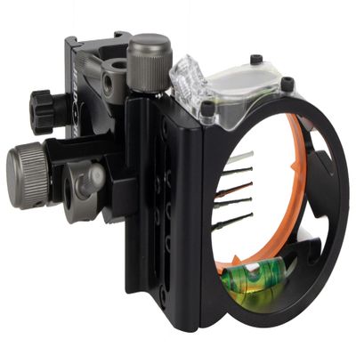 Dead Ringer Tackdriver Picatinny Black Series Bow Sight to Mount Directly to a Picatinny Rail System, 5-Pin Bow Sight with Maximum Adjustability