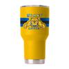 Gametime Sidekicks North Carolina A&T 30oz Yellow Tumbler - Officially Licensed, 18/8 Stainless Steel, Double-walled, Vacuum-insulated, UV LED Printed Logos, Sweatless, Stays Hot/Cold - 360 Wrap view 1