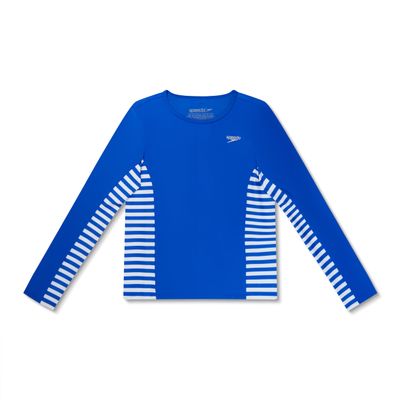 Speedo Girl's Uv Swim Shirt Long Sleeve Rashguard