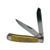 Moore Maker Inc. - 5202WM - Windmill Two Blade Trapper - 4 1/8" Closed - Yellow Bone Handle view 1