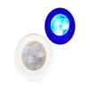 Pactrade Marine Blue LED Courtesy Light Ceiling Light Cabin Light RV Accent Interior Light White Plastic Housing 12V DC Flush/Surface Mount 3 Inches for RV Boat Pontoon Cabin view 1