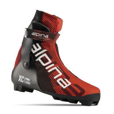Alpina Pro Skate Ski Boot - Red/Black/White - 46
