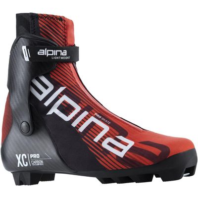 Alpina Pro Skate Ski Boot - Red/Black/White - 44.5