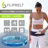FlipBelt Zipper Running Belt, Waist Pack for Fitness and Running Fanny Pack for Women Men Phone Keys Money US Company - [Sayram Blue] - [Medium] view 2
