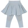 Zenulove Viscose Girls' Leggings with Skirt and Knee Pads, Toddler Leggings 2t - 5t (US, Age 2 Years, Gray) view 1