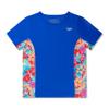 Speedo Girl's Uv Swim Shirt Short Sleeve Printed Rashguard view 1