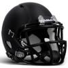 Matte Black Blank Riddell Revolution Speed Mini Football Helmet (Decorative Mini Helmet - NOT Wearable - Does NOT FIT Any Human Head) view 2