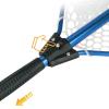 NineFit Basics Fishing Net Aluminum Extensible Telescopic Pole Handle Knotless Mesh, Blue view 3