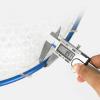 NineFit Basics Fishing Net Aluminum Extensible Telescopic Pole Handle Knotless Mesh, Blue view 4