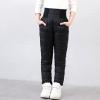 POLG Little Girls Boys Solid Snow Pants Thick Winter Warm Kids Pants Girl Activewear Clothes Snow Toddler (Black, 6-7 Years) view 3