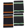 Sosoport 8pcs Elastic Sports Wristbands for Men and Women Breathable Sweat Absorbing Wrist Protectors for Basketball Weightlifting and Fitness Activities Stylish and Fluorescent Design view 3