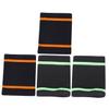 Sosoport 8pcs Elastic Sports Wristbands for Men and Women Breathable Sweat Absorbing Wrist Protectors for Basketball Weightlifting and Fitness Activities Stylish and Fluorescent Design view 4