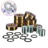 BREAKA 8pcs ABEC 9 Scooter Groove Ball Bearings Shaft Sleeve Skateboard Purple Bearings view 2