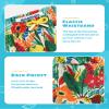 maamgic Boys Swim Trunks with Compression Liner Toddler Stretch Swim Shorts Quick Dry Swimming Trunks Boxer Brief 2 in 1 Beach Shorts Flower Garden 8 view 3