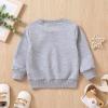 Toddler Boys Girls Long Sleeve Letter Printed T Shirt Pullover Tops 4t Fall Outfits Girls (Grey, 2-3 Years) view 2