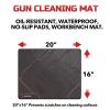Sgreatiny Pistol Gun Cleaning Mat,Gun Cleaning Pad with Magnetic Dots view 3