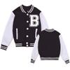 NICNZQI Kids Varsity Jacket Boys Bomber Jacket Baseball Jacket for Girls with Pocket Coat view 1