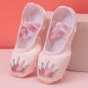 Ballet Shoes for Girls,Soft Leather Ballet Slippers No-Tie Warm Dance Yoga Practice Shoes for (Rose Gold-b, 9.5 Toddler) view 4