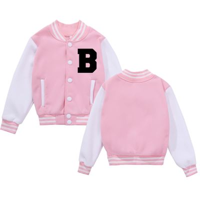 NICNZQI Kids Varsity Jacket Boys Bomber Jacket Baseball Jacket for Girls with Pocket Coat