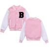 NICNZQI Kids Varsity Jacket Boys Bomber Jacket Baseball Jacket for Girls with Pocket Coat view 1