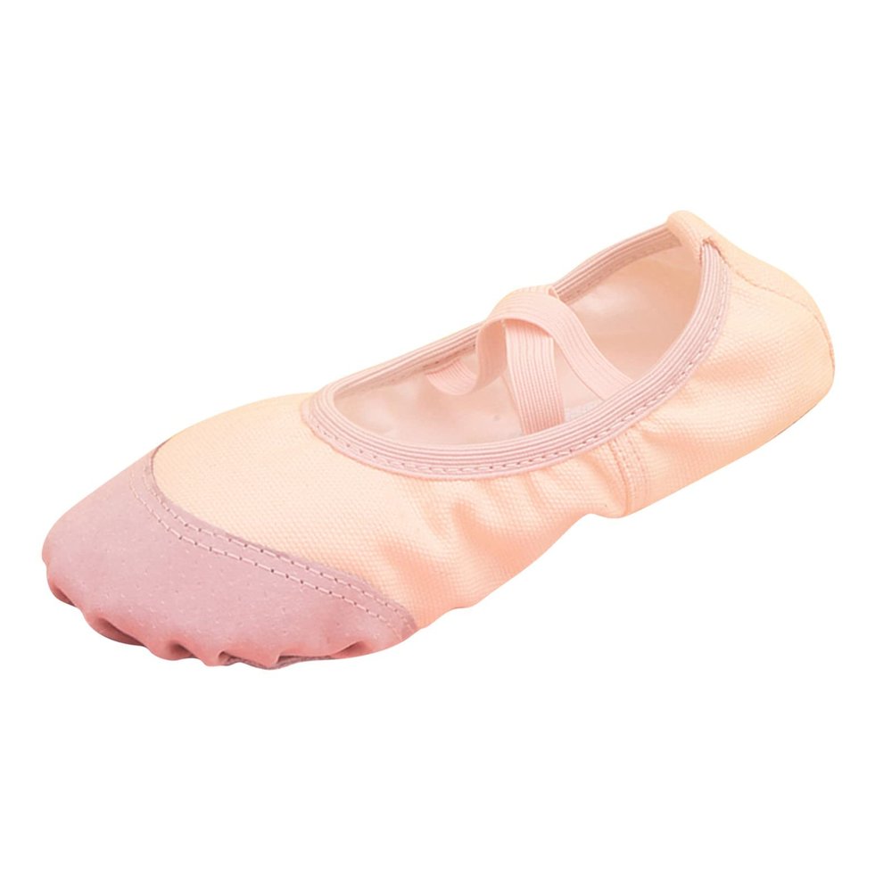 Ballet Shoes for Girls,Soft Leather Ballet Slippers No-Tie Warm Dance Yoga Practice Shoes for (A-d, 10.5 Little Child)