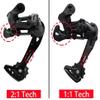 CATAZER MTB Rear Derailleurs 7/8/9/10/11/12/13S Speed Mountain Bike Rear Derailleur (A5 9 Speed Extra Long 1:1) view 2