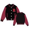 NICNZQI Kids Varsity Jacket Girls Baseball Jacket Boys Bomber Outwear with Pocket Coat view 1