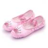Ballet Shoes for Girls,Soft Leather Ballet Slippers No-Tie Warm Dance Yoga Practice Shoes (Pink-b, 12.5 Little Child) view 2