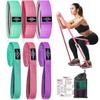 DICYWUDI Fabric Resistance Bands for Working Out, 3Pack or 6Pack Non-Slip Exercise Bands for Women and Men, Fabric Booty Bands for Home, Exercise Fitness, Pilates, Stretching view 1