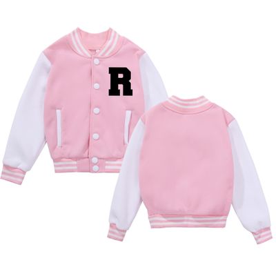 NICNZQI Kids Varsity Jacket Boys Bomber Jacket Baseball Jacket for Girls with Pocket Coat