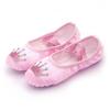 Ballet Shoes for Girls,Soft Leather Ballet Slippers No-Tie Warm Dance Yoga Practice Shoes for (Pink-b, 8.5 Toddler) view 2