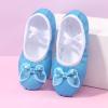 Ballet Shoes for Girls,Soft Leather Ballet Slippers No-Tie Warm Dance Yoga Practice Shoes for (D-c, 12.5 Little Child) view 2
