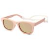 Hycredi Flexible Bendable Baby Polarized Sunglasses with Strap for Newborn Infant Boys Girls Age 0-18 Months-Light Pink/Pink Mirror view 4