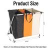 XLTFUC Foldable Yoga Mat Storage Rack, Home Fitness Equipment Exercise Equipment Storage Box, Can be Stored in Foam Rollers, Fitness Balls and Jump Ropes, Suitable for Home Gyms view 2