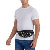 Dog Paw Print Fanny Pack for Women Men,Fashion Waist Pack Belt Bag Crossbody Bag for Traveling Casual Running Cycling view 4