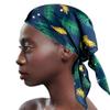 VIVIAN & VINCENT Gift Packed Silk Like Satin Fall Winter Holiday Christmas Square Scarf for Women Hair Scarves Green Pine Needles view 4
