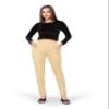 Kipzy Women's Business Casual Pants & Capris, Petite Size, Straight Leg Pants for Women, Ideal Women's Wear to Work Pants, Business Casual Outfits for Women Beige view 4