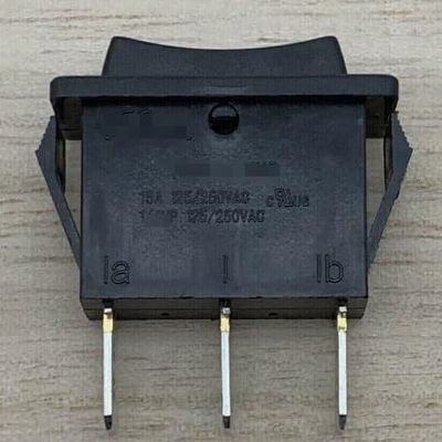 16A KCD4-3NC in-Out Rocker Switch 3 Pins 3 Positons Automatic Rebound Bilateral self-resetting Rocker Switch