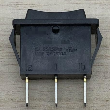 16A KCD4-3NC in-Out Rocker Switch 3 Pins 3 Positons Automatic Rebound Bilateral self-resetting Rocker Switch