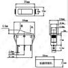 16A KCD4-3NC in-Out Rocker Switch 3 Pins 3 Positons Automatic Rebound Bilateral self-resetting Rocker Switch view 4