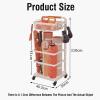 XLTFUC Yoga Mat Storage Rack, Multifunctional Home Fitness Equipment Storage Box, Can Store Foam Rollers, Fitness Balls and Skipping Ropes, Suitable for Home Gyms (Size : Length 110cm) view 2
