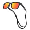 Hycredi Flexible Bendable Baby Polarized Sunglasses with Strap for Newborn Infant Boys Girls Age 0-18 Months-Brown/Orange Mirror