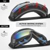 AVAWAY Ski Goggles Men, Youth-Snow Snowboard Goggle, Black Glasses for Women Anti Scratch Anti Fog 100% UV Protection view 3