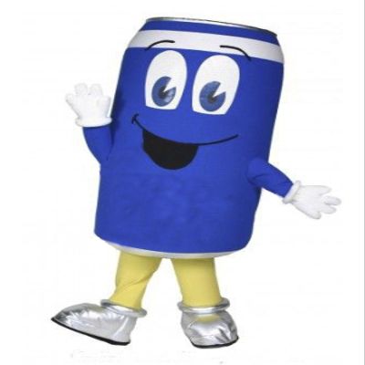 Cans Mascot Costume Adult Size for Men & Women with Built-in Fan Inside the Head